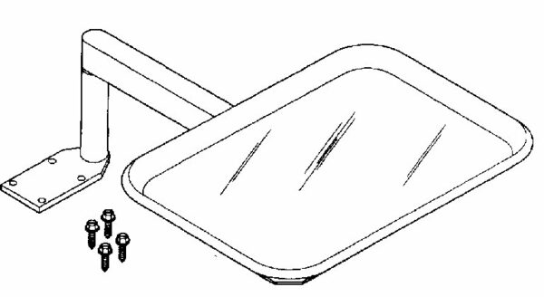 Composants dentaire - Tablette avec bras pivotant   REF 4-125