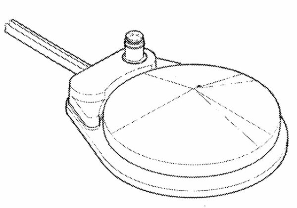 Pédale dentaire commande au pied avec Chip Blower  REF 5-120