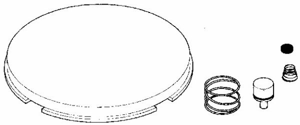 Composants dentaire - Kit de réparation P/Pédale ABS  REF.5-175