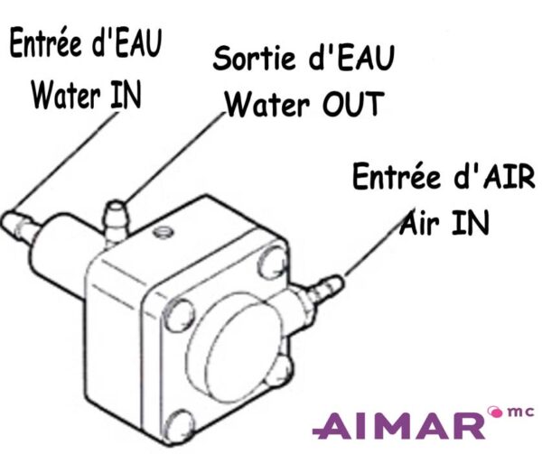 Composants dentaire - Valve non retraction d'eau   REF.6-013