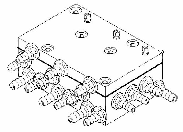 Composants dentaire - Monobloc  AUTO 3   REF.6-140