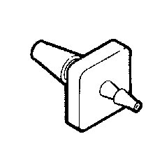 Composants dentaire - Raccord en Plastique réducteur  REF .7-548