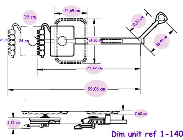 Materiel Dentaire - Unit sur bras telescopique 1-140