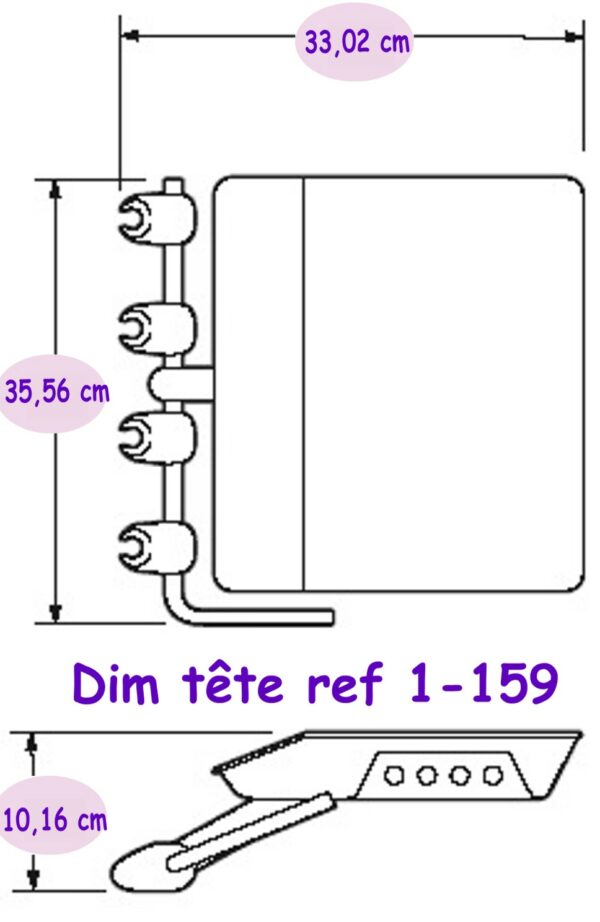 Materiel Dentaire - Tete seule d'Unit taille standard 1-159