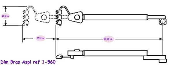 Materiel Dentaire - Central d'aspiration sur Bras Telesc. 1-560