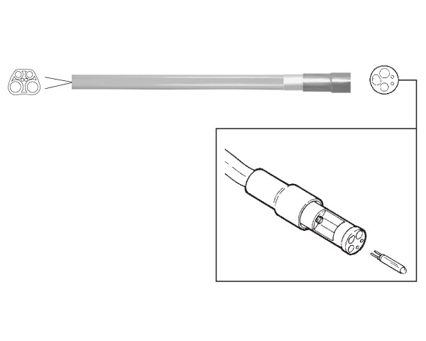 TUYAU SEUL AVEC RACCORD FO MIDWEST-5T